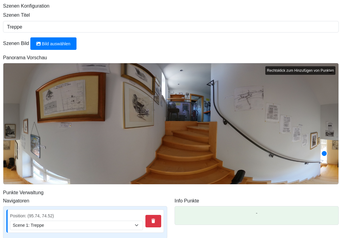 Panoramamodul Szenenverwaltung